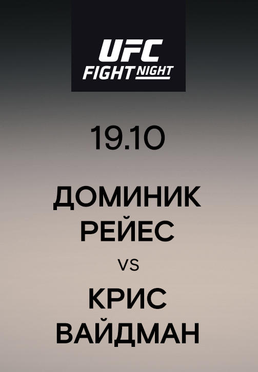 Постер к сериалу Доминик Рейес vs Крис Вайдман 2019